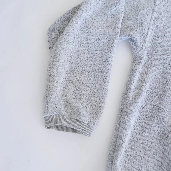 VTG 90S Gray Embroidered Great Lakes Mi Nautical  Light Towers Pull Over Sweater - Picture 7 of 9